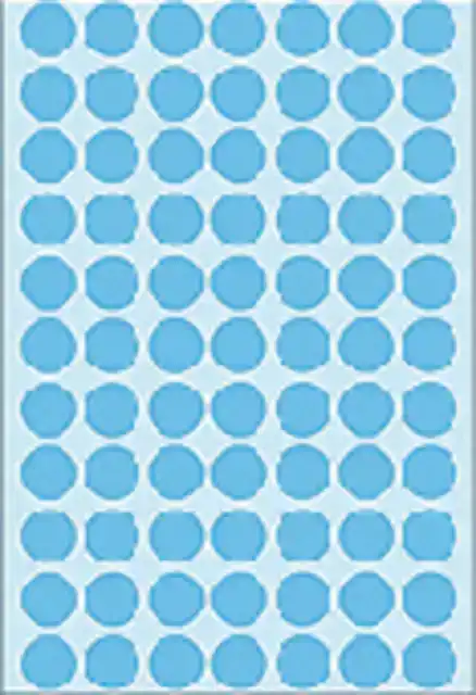 ETIKET HERMA 2233 ROND 13MM BLAUW