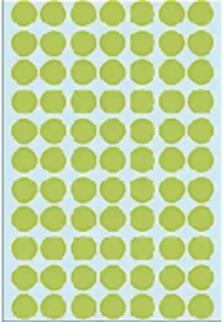 ETIKET HERMA 2235 ROND 13MM GROEN