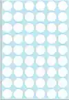 ETIKET HERMA 2240 ROND 16MM WIT
