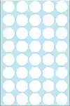 ETIKET HERMA 2250 ROND 19MM WIT