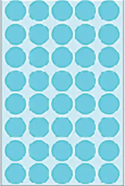 ETIKET HERMA 2253 ROND 19MM BLAUW