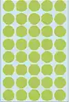 ETIKET HERMA 2255 ROND 19MM GROEN