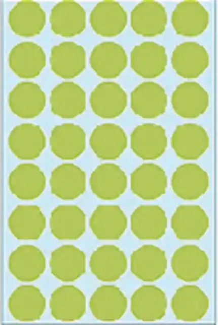ETIKET HERMA 2255 ROND 19MM GROEN