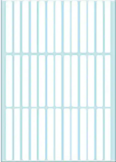 ETIKET HERMA 2530 6X50MM WIT 1248STUKS