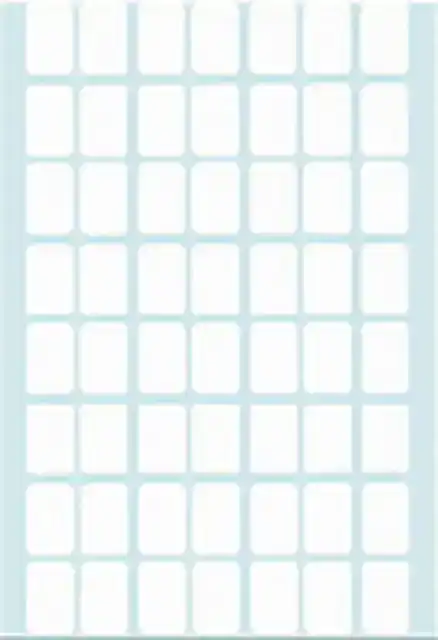ETIKET HERMA 2340 12X18MM WIT 1792STUKS