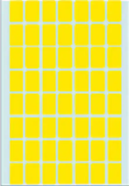 ETIKET HERMA 2341 12X18MM GEEL