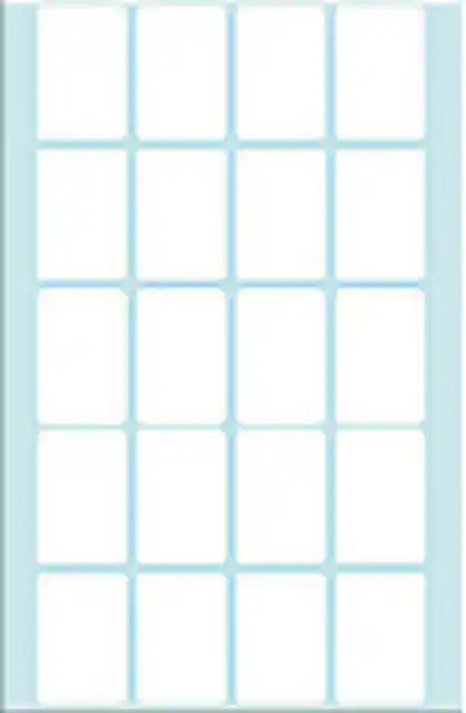 ETIKET HERMA 2430 22X32MM WIT 640STUKS