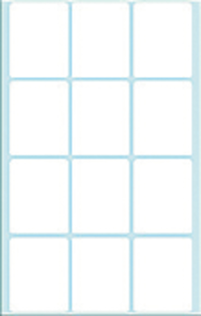 ETIKET HERMA 2440 32X41MM WIT 384 STUKS