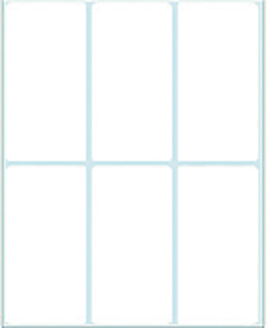 ETIKET HERMA 2480 34X67MM WIT 192STUKS