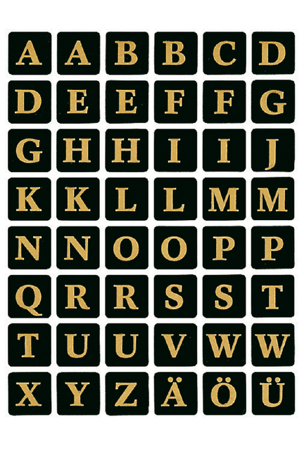 ETIKET HERMA 4130 13X13MM LETTERS A-Z