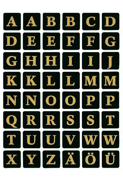 ETIKET HERMA 4130 13X13MM LETTERS A-Z