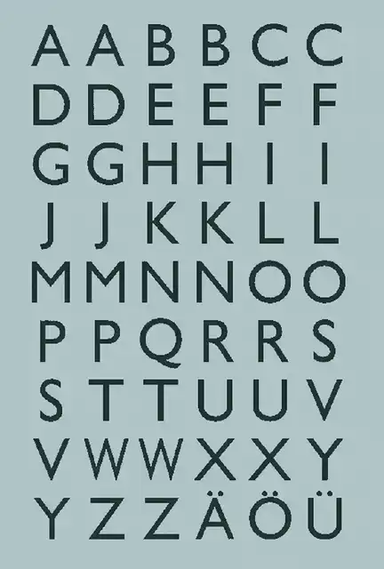 ETIKET HERMA 4133 13X12MM LETTERS A-Z