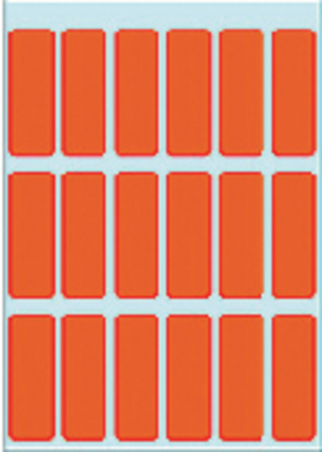 ETIKET HERMA 3652 12X34MM ROOD 90STUKS
