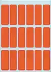 ETIKET HERMA 3652 12X34MM ROOD 90STUKS