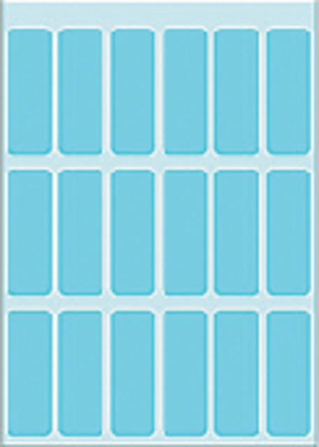 ETIKET HERMA 3653 12X34MM BLAUW 90STUKS