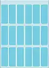 ETIKET HERMA 3653 12X34MM BLAUW 90STUKS
