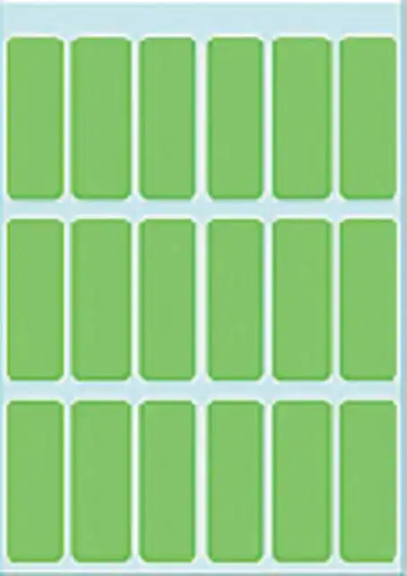 ETIKET HERMA 3655 12X34MM GROEN 90STUKS
