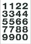 ETIKET HERMA 4136 20X18MM GETALLEN 0-9