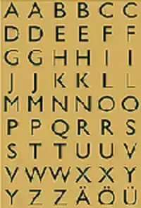 ETIKET HERMA 4145 13X12MM LETTERS A-Z