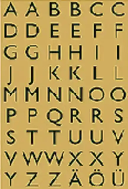 ETIKET HERMA 4145 13X12MM LETTERS A-Z