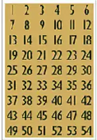 ETIKET HERMA 4146 13X12MM GETALLEN