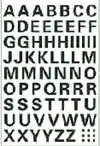 ETIKET HERMA 4158 10MM LETTERS A-Z