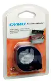 LABELTAPE DYMO LETRATAG METALLIC 12MM