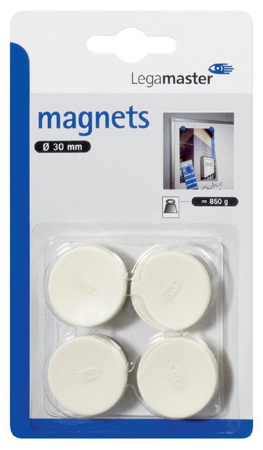 MAGNEET LEGAMASTER 30MM 850GR WIT 4