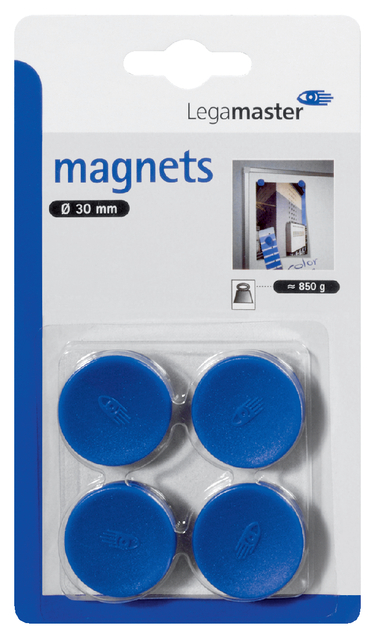 MAGNEET LEGAMASTER 30MM 850GR BLAUW 4