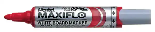WHITEBOARDMARKER PENTEL MWL5M 3MM ROOD