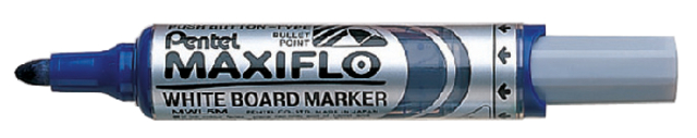 WHITEBOARDMARKER PENTEL MWL5M 3MM BLAUW