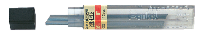 POTLOODSTIFT PENTEL F 0.5MM 12ST ZWART