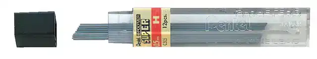 POTLOODSTIFT PENTEL H 0.5MM 12ST ZWART