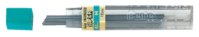 POTLOODSTIFT PENTEL H 0.7MM 12ST ZWART