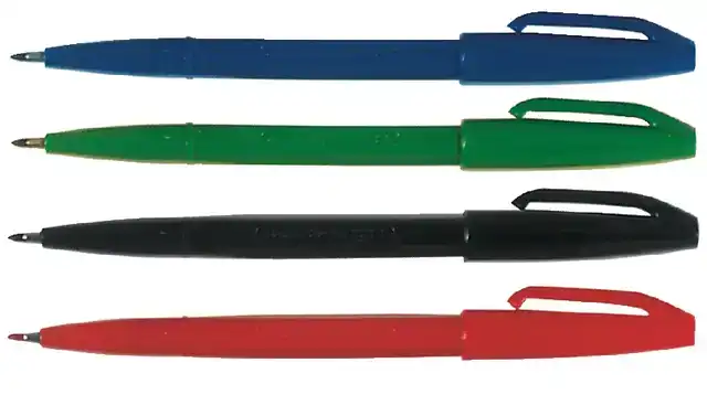 FINELINER PENTEL SIGNPEN S520 M BLAUW