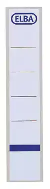RUGETIKET ELBA 34X190MM ZK WT BL 10ST