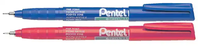 FINELINER PENTEL NMF50 F BLAUW