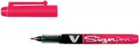 FINELINER PILOT V SIGN SW-VSP F ROOD