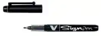 FINELINER PILOT V SIGN SW-VSP F ZWART