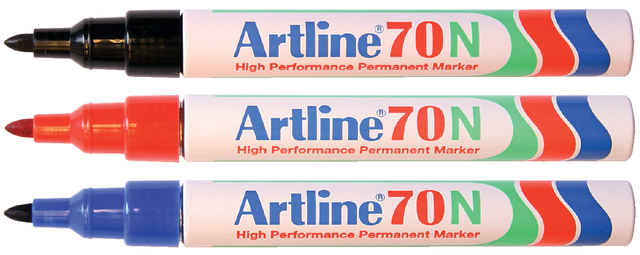 VILTSTIFT ARTLINE 70 ROND 1.5MM ROOD