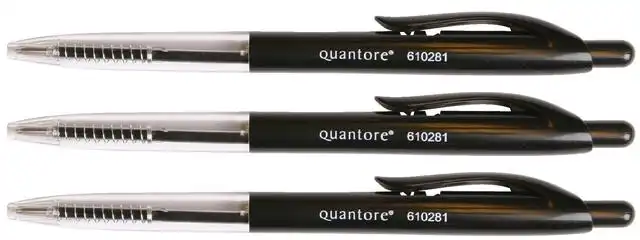 BALPEN QUANTORE DRUKKNOP ZWART