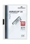 KLEMMAP DURABLE DURACLIP A4 3MM 30V WT