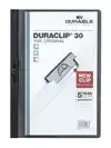 KLEMMAP DURABLE DURACLIP A4 3MM 30V ZW