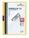 KLEMMAP DURABLE DURACLIP A4 3MM 30V GL
