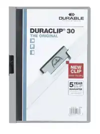 KLEMMAP DURABLE DURACLIP A4 3MM 30V GS