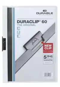 KLEMMAP DURABLE DURACLIP A4 6MM 60V WT