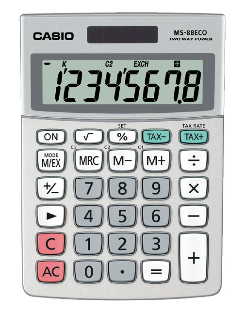 REKENMACHINE CASIO MS-88ECO