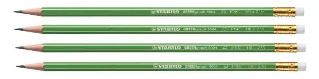 POTLOOD STABILO GREENGRAPH 6004 HB MET