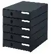 LADENBOX STYROVAL 5 LADEN ZWART