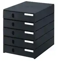 LADENBOX STYROVAL 5 LADEN ZWART